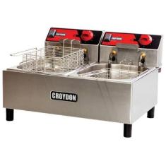 Fritadeira Dupla Croydon Fc2b Elétrica 2x4,5 Litros, 220V