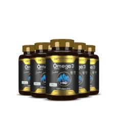 5x omega 3 concentrado meg 3 120 caps hf suplementos , omega 3