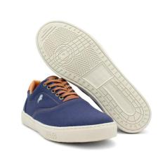 Tenis Sapatenis Masculino Polo White Original Leve Envio Imediato, Azu