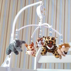 Mobile para Berço Musical Safari - Erich Baby, Azul