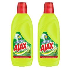 Kit com 2 Limpador Diluível Ajax Fresh Lemon 500ml Cada