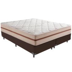 Cama Box e Colchão Classic 26 cm Molas ensacadas King Anjos