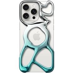 Angry miao Capa de celular vazia para iPhone 16 Pro Max (apenas), compatível com MagSafe, leve de 22 g, dissipação de calor, ampla proteção