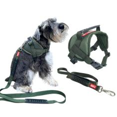 Coleira Peitoral Colete com Guia para Cachorro - Tamanhos variados - C