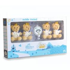 Móbile De Berço Urso De Pelúcia Musical Principe Unik