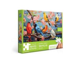 Quebra-cabeça Pássaros na Cerejeira 300 Peças - Toyster