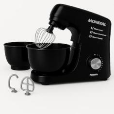 Batedeira Planetária Mondial BP-03 com 12 Velocidades e 700W – Preto