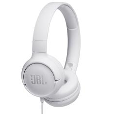 Headphone JBL T500BLK Tune 500 Pure Bass com fio Branco