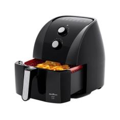 Air Fryer Britânia 5,5L Antiaderente Redstone 1500W BFR50, Preto, 110V