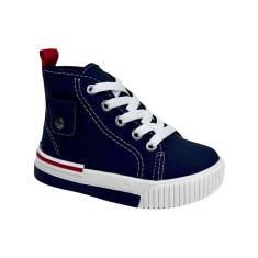 Tênis Molekinho Bebê Cano Alto 2615.116 Marinho-Unissex