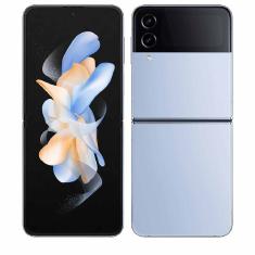 Smartphone Samsung Galaxy Z Flip4 5G Azul, 128GB, 8GB RAM e Câmera Dupla de 12MP