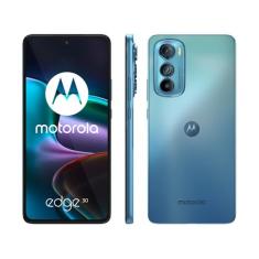 Smartphone Motorola Edge 30 256GB Azul 5G Octa-Core 8GB RAM 6,5 Câm. T