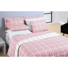 Jogo De Cama Austria Queen 4 Peças Micropercal 200 Fios - Nathalia Enx
