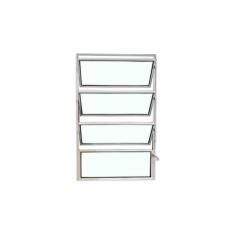 Vitro Basculante Alumínio Branco 1 Seção 80 X 40 Linha Esmeralda Breco