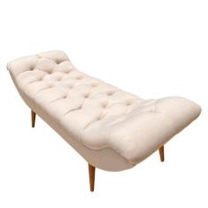 Recamier Sofá Chaise Calçadeira Sala Quarto 1,2 M Realeza - Mance Deco