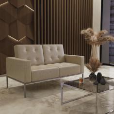 Sofá para Escritório e Recepção 3 Lugares Corino Isis