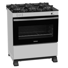 Fogão a Gás Picasso Vítreo 6Q Branco Venax, Bivolt