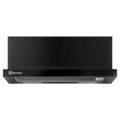 Depurador de Ar Electrolux 60cm Retrátil Preto Efficient com Luz de Led (DE6RB) 220V