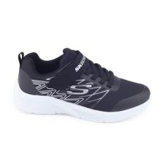 Tênis Skechers Inf Microspec Texlor 403770L/BKSL Lav Máquina-Masculino