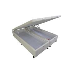 Cama Box Baú King Vellus (193x203x35) - Castor