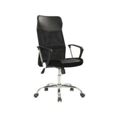 Cadeira de escritório Presidente Dylan Preta Healer, Preto, 1 unidade