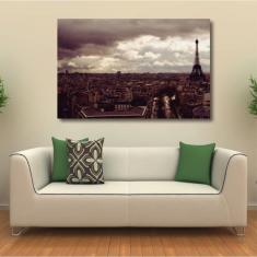 Quadro decorativo Paisagem de Paris - Retrô Tela em Tecido