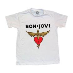 Camiseta Bon Jovi Branca