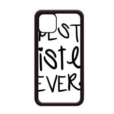 Capa Family Love Bless Best Sister Citações para iPhone 12 Pro Max para Apple Mini Mobile Case Shell