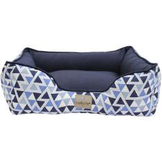 Cama Barcelona Azul para Cães e Gatos - Tam. G