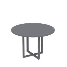 Mesa de Reunião Redonda 100cm Mrr1100p25tub Grafito