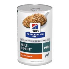 Ração úmida Hills Prescription Diet Lata w/d Controle do Peso Glicêmico para Cães Adultos - 370 g