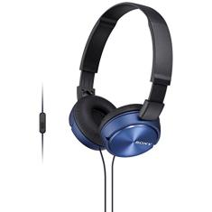 Fone de ouvido Headset Sony - MDR-ZX310AP - Azul