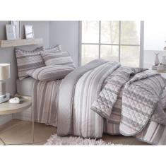 Jogo de Cama Queen Duplo 4 Peças Sultan Realce Premium Isis