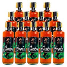 Cachaça Mista de Jambu Indiazinha 250ml 12 Unidades