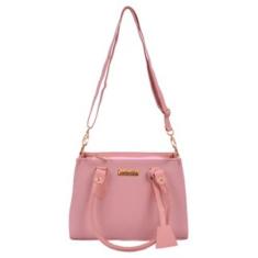 Bolsa Feminina Lateral Transversal  - Aryel, Rosa