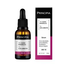 Sérum 10% Ácido Mandélico + Alfa-arbutin Principia Skincare AM-10 com 