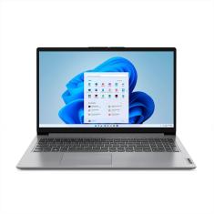 Notebook Lenovo Ideapad 1i 15,6 Intel Celeron N4500 4 GB, 128 GB SSD - 15IJL7 - Cinza
