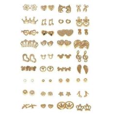 Brincos Pequenos Folheados A Ouro 18K - Cada Unidade