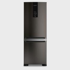 Geladeira Brastemp Frost Free Inverse a + + + 479 litros cor Black Inox com Super Capacidade e Smart Flow - BRE58FE