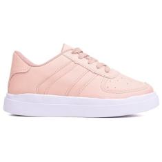 Tênis Feminino Casual Super Macio Lançamento - Off Star, Nude, 37