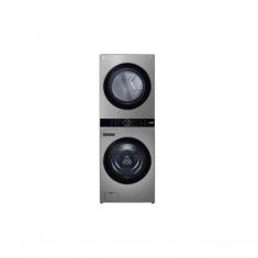 Lavadora e Secadora Elétrica Smart LG WashTower 17kg Aço Escovado com Inteligência Artificial 220V AIDD WK17VS6A