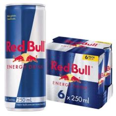 Energético Red Bull 250Ml Pack 6 Unidades