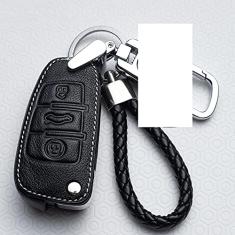 Capa para porta-chaves do carro, capa de couro inteligente, adequado para Audi A6 A5 Q7 S4 S5 A4 B9 Q7 A4L 4m TT RS 8S 2016 2017 2018 2019, porta-chaves do carro ABS inteligente para chaves do carro