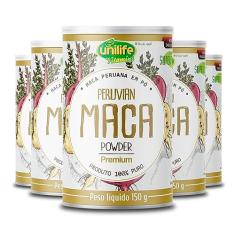 Kit 5 Maca Peruana em Pó Premium Unilife 150g