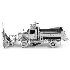 Miniatura De Montar Metal Earth Limpa Neve Freightliner 144s