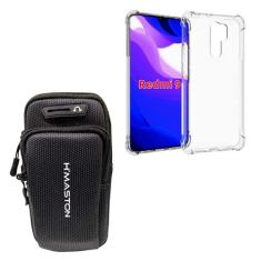 Capinha Case Anti Impacto e Braçadeira Capa Porta Celular Para Corrida Compatível Xiaomi Redmi 9