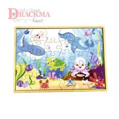 Quebra-cabeça Mdf Infantil Pedagógico Colorido - Drackma