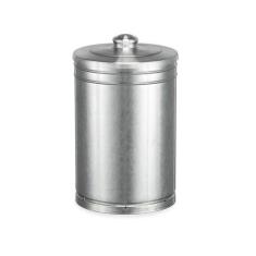 Lixeira banheiro e cozinha 10 litros aço galvanizado - Loja Bora, Deco