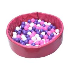 Piscina De Bolinha Espumada + 100 Bolinhas - Líder Play, Pink