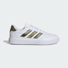 Tênis Adidas Courtblock Masculino Cor Branco/Militar - 40